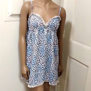 Victoria's Secret Cotton Animal Print Slip Dress